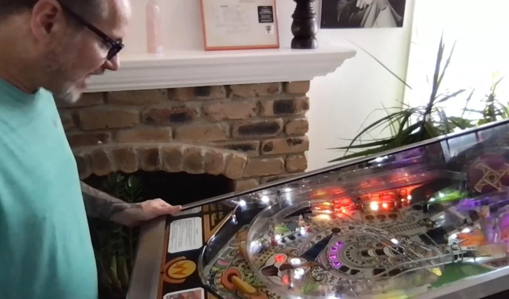 Shaune Clarke Playing Pinball